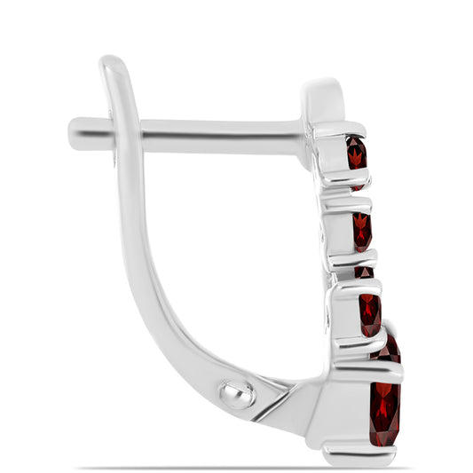 Cercei din Argint 925 ( 3.31 grame ) cu Granat Barton 1.32 Carate