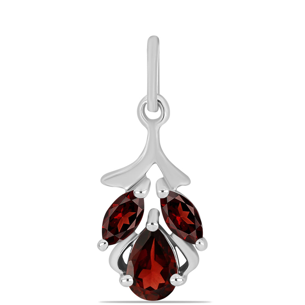 Pandantiv din Argint 925 ( 0.8 grame ) cu Granat Barton 0.89 Carate 1 