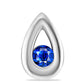 Pandantiv din Argint 925 ( 1.44 grame ) cu Safir Albastru Australian 0.73 Carate