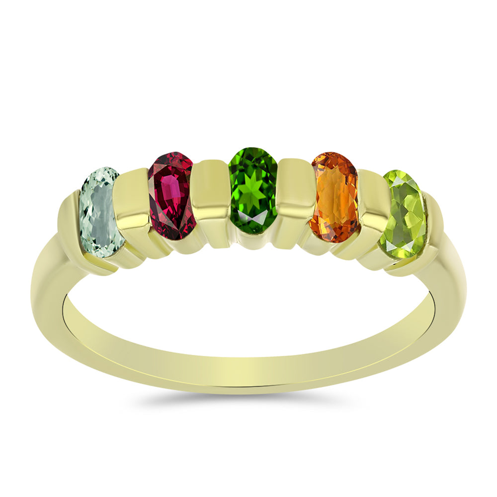 Inel din Argint 925 Placat cu Aur ( 2.97 grame ) cu Turmalină Chakra 1.22 Carate 3 