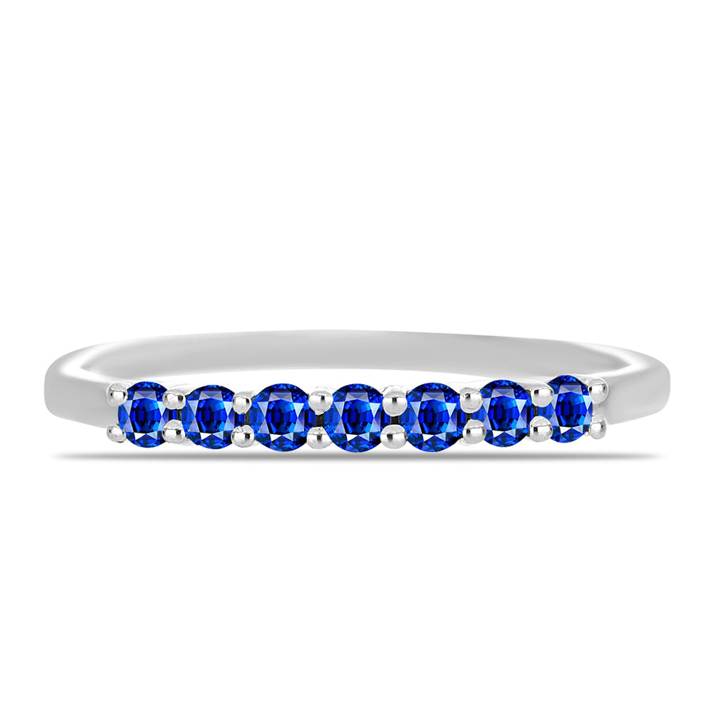 Inel din Argint 925 ( 1.15 grame ) cu Safir Albastru Australian 0.39 Carate 1 