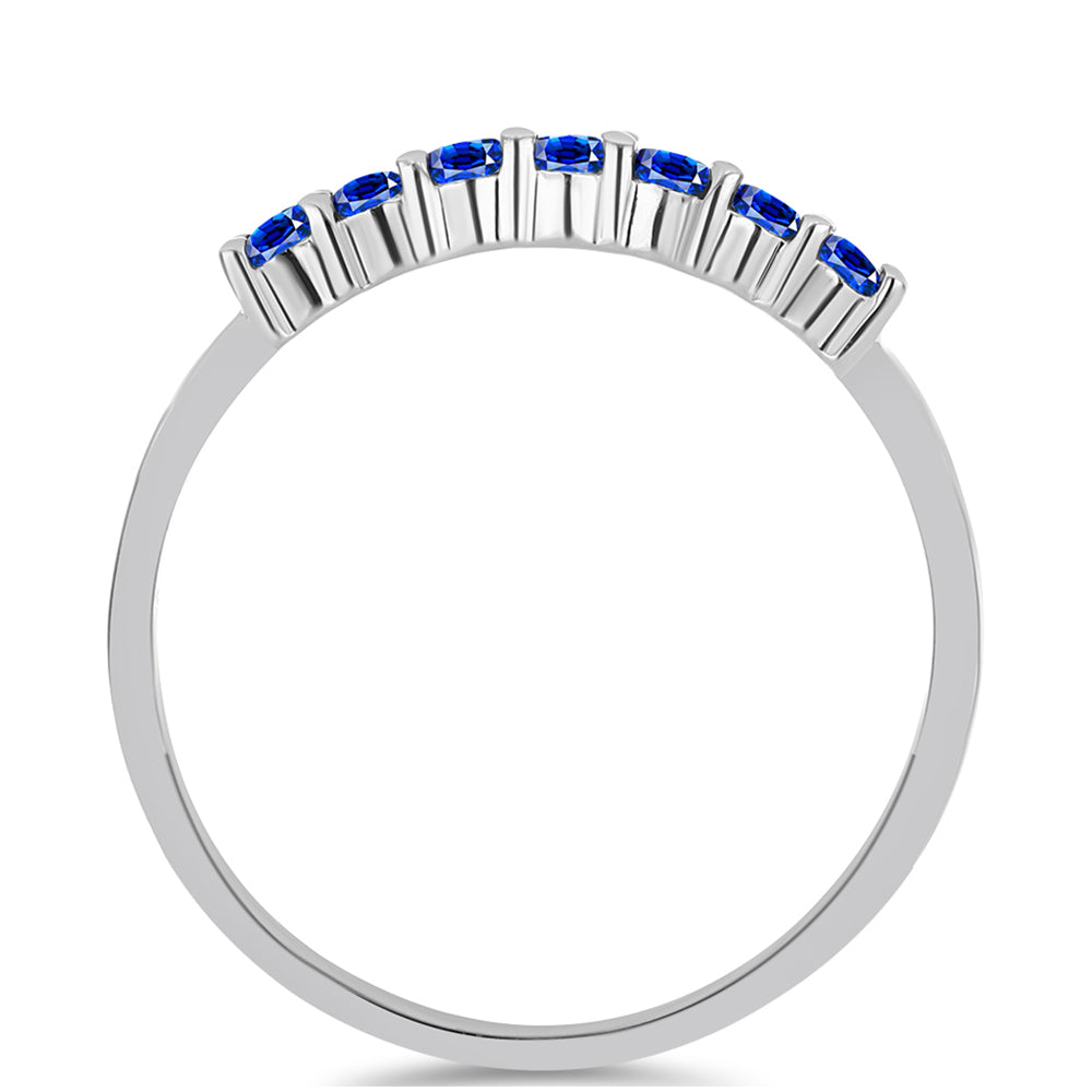 Inel din Argint 925 ( 1.15 grame ) cu Safir Albastru Australian 0.39 Carate 2 