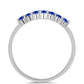 Inel din Argint 925 ( 1.15 grame ) cu Safir Albastru Australian 0.39 Carate