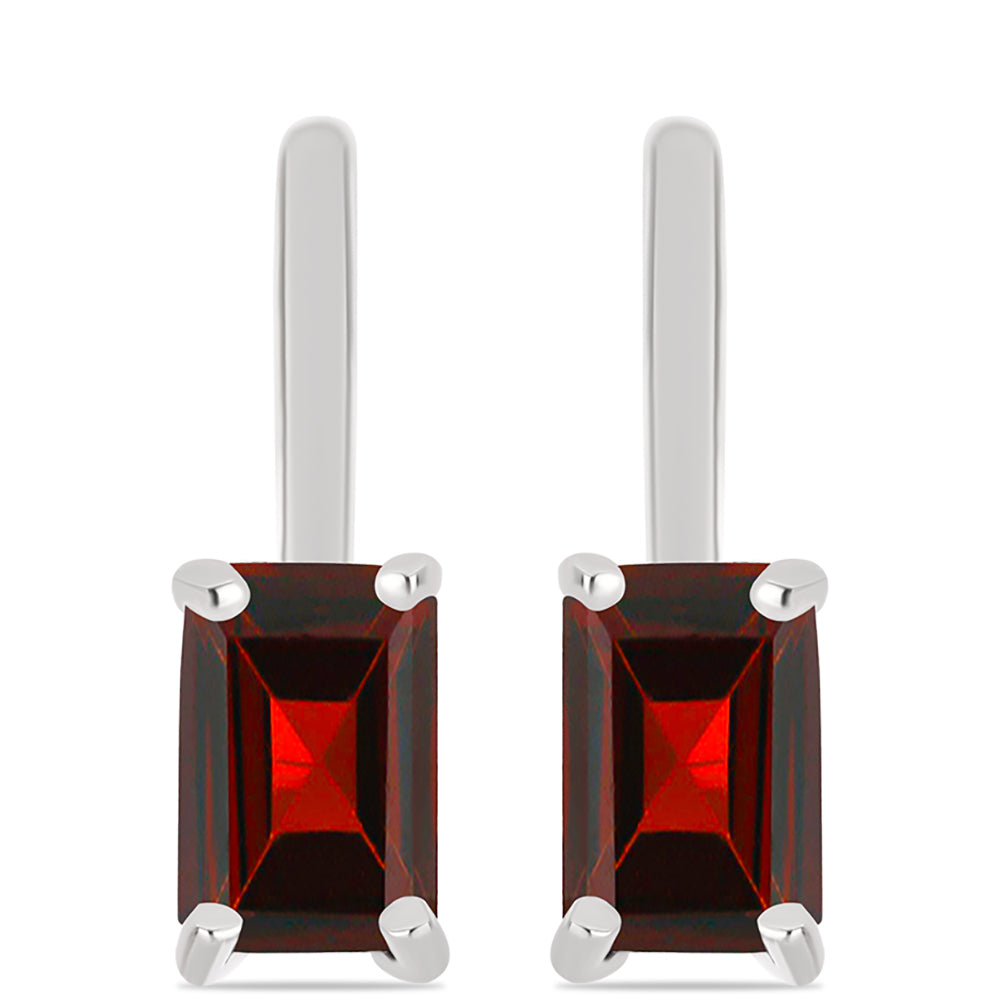 Cercei din Argint 925 ( 2.04 grame ) cu Granat Barton 1.35 Carate