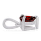Pandantiv din Argint 925 ( 0.47 grame ) cu Granat Barton 0.55 Carate
