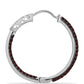 Cercei din Argint 925 ( 5.27 grame ) cu Granat Barton 1.44 Carate