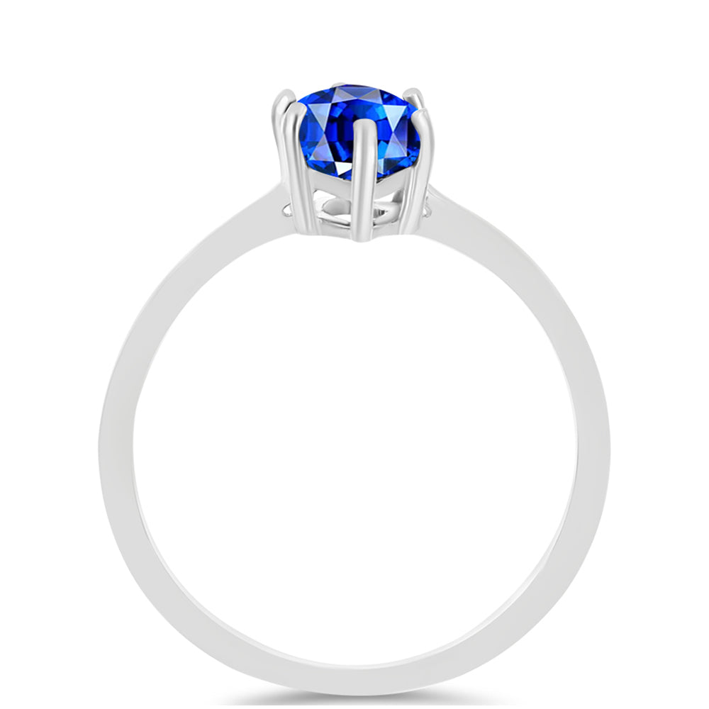 Inel din Argint 925 ( 1.51 grame ) cu Safir Albastru Australian 2.73 Carate
