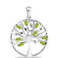Pandantiv din Argint 925 ( 3.27 grame ) cu Peridot Changbai 0.74 Carate