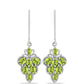 Cercei din Argint 925 ( 3.72 grame ) cu Peridot Changbai 2.01 Carate