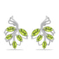 Cercei din Argint 925 ( 3.57 grame ) cu Peridot Changbai 1.98 Carate
