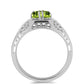 Inel din Argint 925 ( 3.03 grame ) cu Peridot Changbai 1.6 Carate