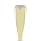 Inel din Argint 925 Placat cu Aur ( 4.99 grame ) cu Diamant Albastru Dansator și Topaz Alb 0.13 Carate