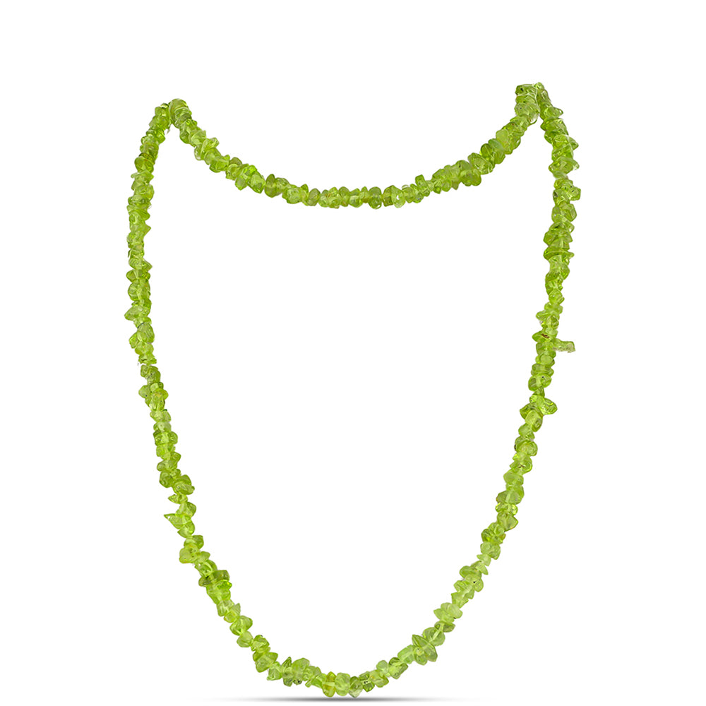 Colier din Pepită ( 40.36 grame ) cu Peridot Changbai 201.78 Carate