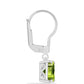 Cercei din Argint 925 ( 1.87 grame ) cu Peridot Changbai 2.14 Carate