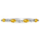 Inel din Argint 925 ( 1.65 grame ) cu Citrin Ural și Topaz Alb 0.42 Carate