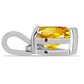 Pandantiv din Argint 925 ( 0.49 grame ) cu Citrin Ural 0.68 Carate