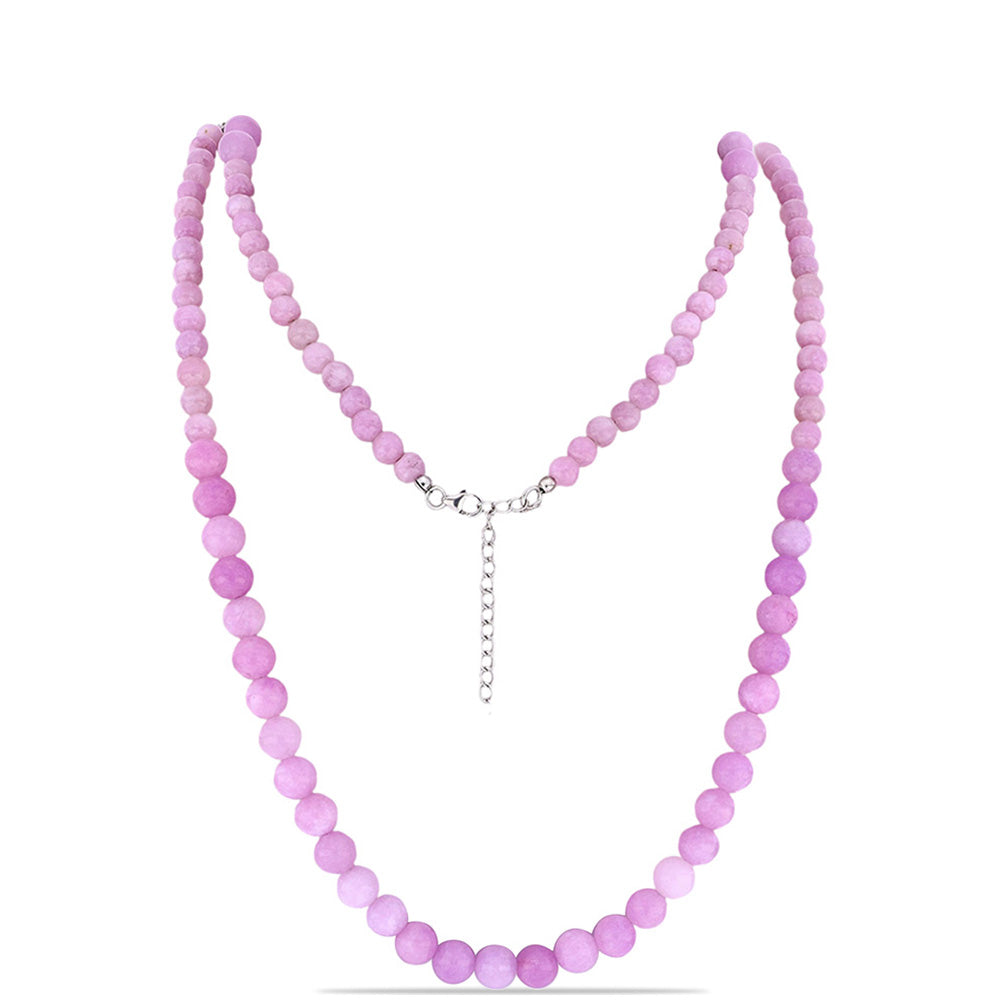 Colier din Argint 925 ( 1 grame ) cu Kunzit Pala 182.5 Carate