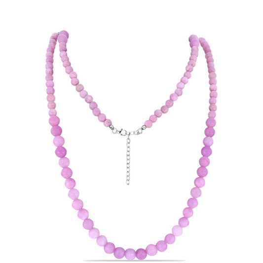 Colier din Argint 925 ( 1 grame ) cu Kunzit Pala 182.5 Carate