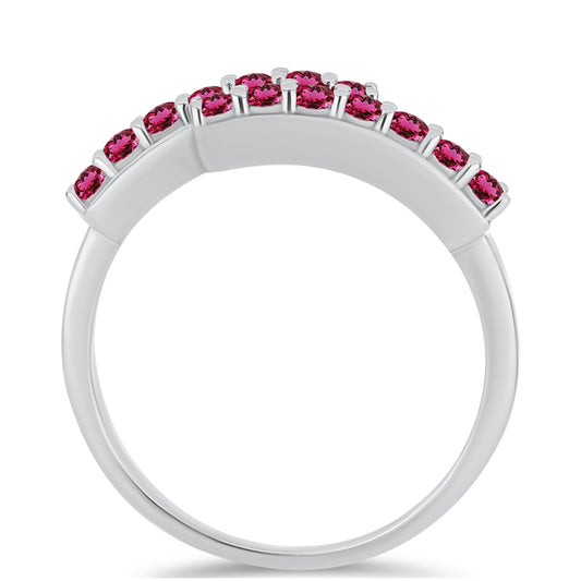 Inel din Argint 925 ( 2.91 grame ) cu Rubelit Cruzeiro 0.58 Carate