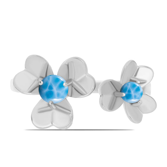 Inel din Argint 925 ( 3.38 grame ) cu Larimar de Barahona 0.52 Carate