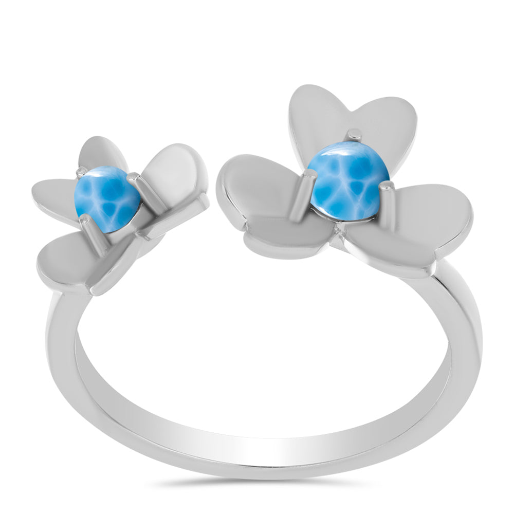 Inel din Argint 925 ( 3.38 grame ) cu Larimar de Barahona 0.52 Carate 3 