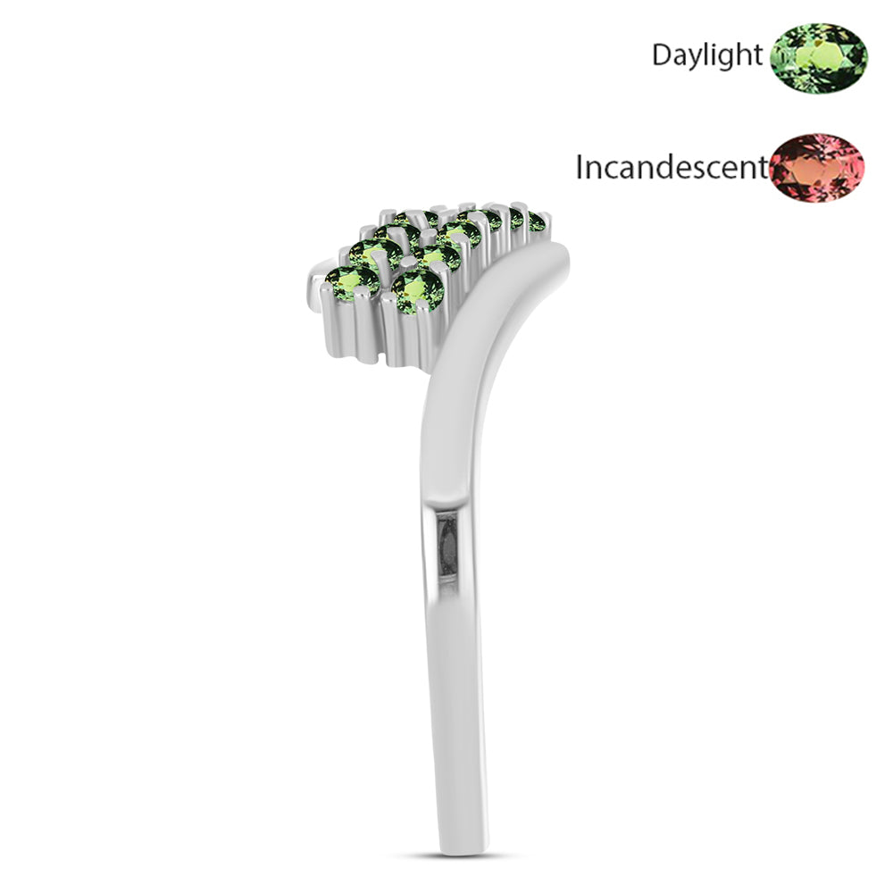 Inel din Argint 925 ( 2.41 grame ) cu Alexandrit Natural 0.44 Carate 4 