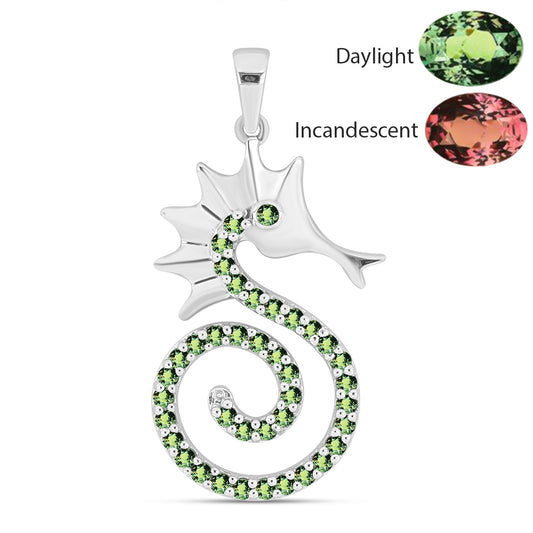 Pandantiv din Argint 925 ( 4.22 grame ) cu Alexandrit Natural 1.28 Carate