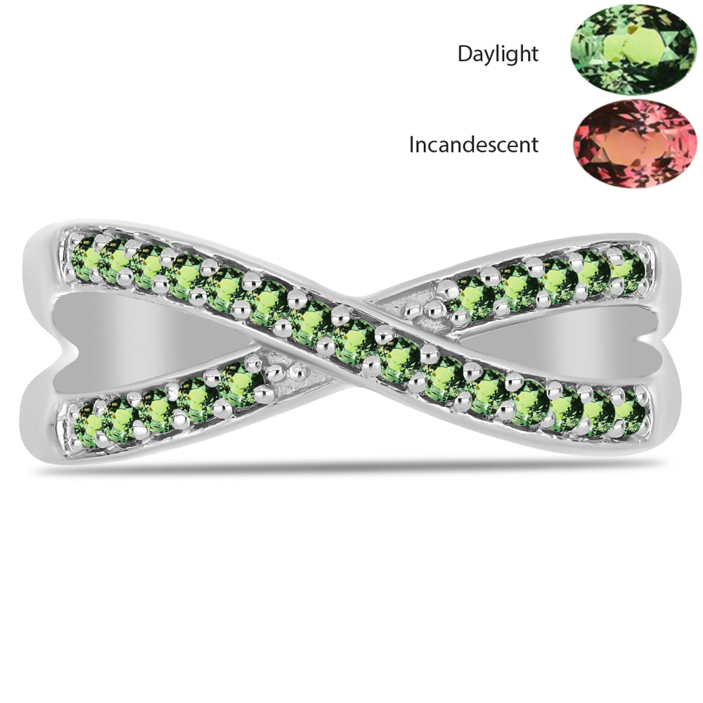 Inel din Argint 925 ( 3.61 grame ) cu Alexandrit Natural 0.48 Carate 1 