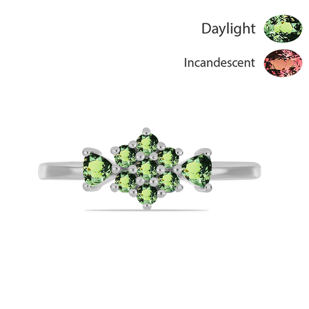 Inel din Argint 925 ( 1.82 grame ) cu Alexandrit Natural 0.52 Carate