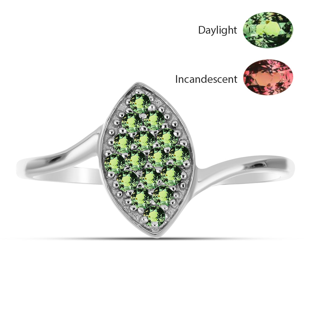 Inel din Argint 925 ( 1.13 grame ) cu Alexandrit Natural 0.31 Carate