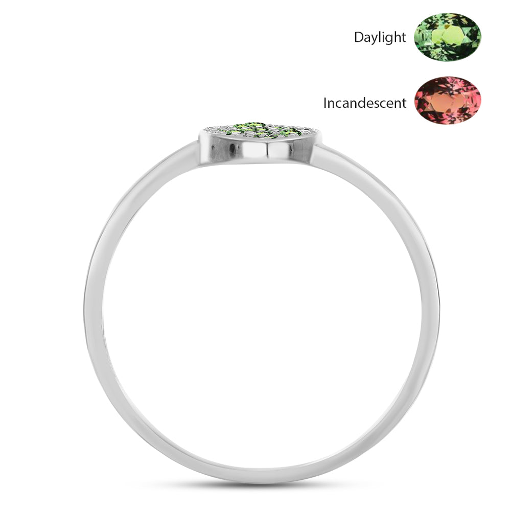 Inel din Argint 925 ( 1.13 grame ) cu Alexandrit Natural 0.31 Carate 2 