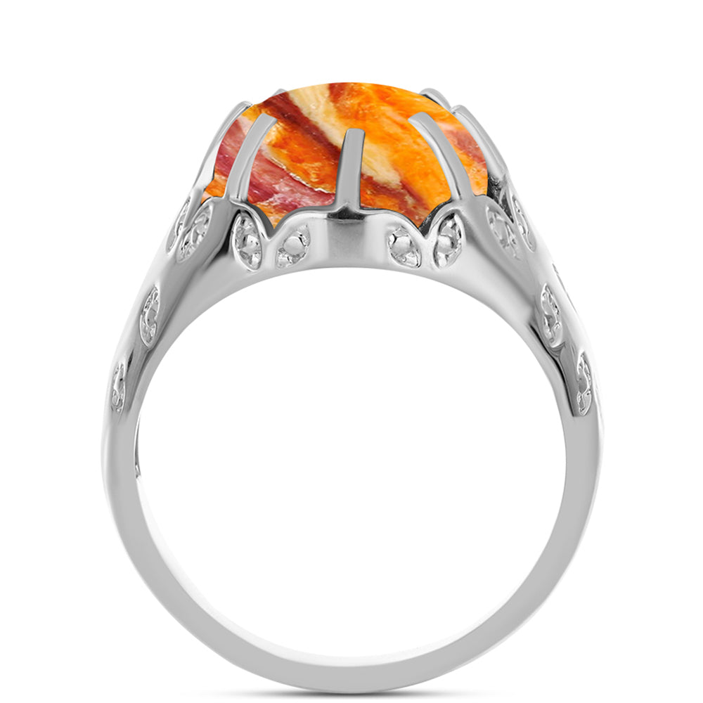 Inel din Argint 925 ( 4.25 grame ) cu Jaspul "Lion's Paw" 8.49 Carate