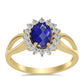 Inel din Argint 925 Placat cu Aur ( 2.76 grame ) cu Lapis Lazuli și Topaz Alb 1.63 Carate