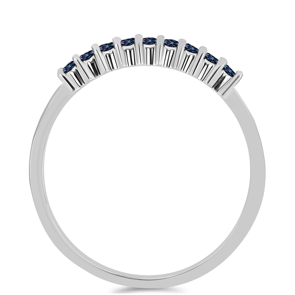 Inel din Argint 925 ( 1.53 grame ) cu Moissanite Violet Imperial 0.23 Carate 3 