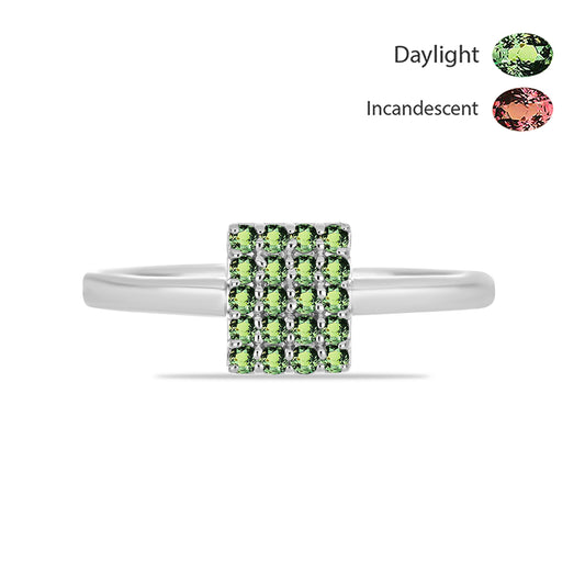 Inel din Argint 925 ( 2.29 grame ) cu Alexandrit Natural 0.38 Carate