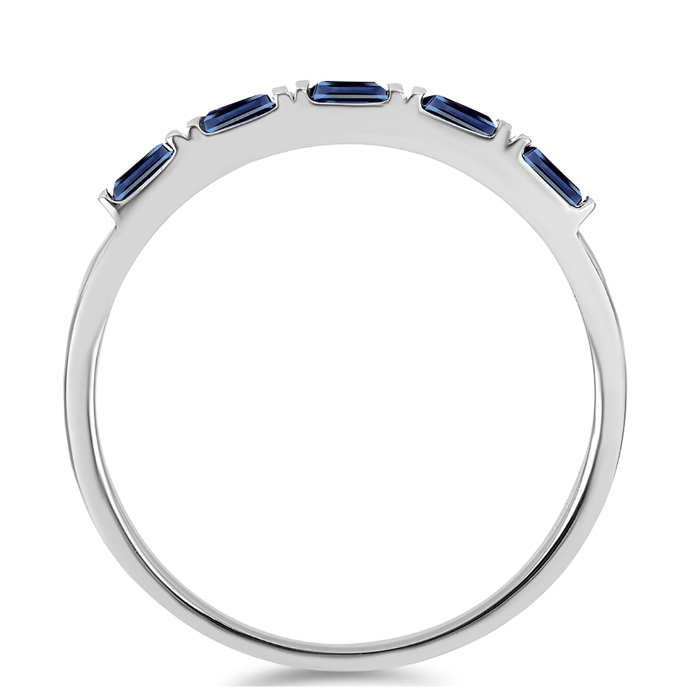 Inel din Argint 925 ( 1.38 grame ) cu Moissanite Violet Imperial 0.23 Carate 2 