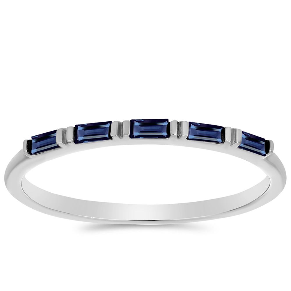 Inel din Argint 925 ( 1.38 grame ) cu Moissanite Violet Imperial 0.23 Carate