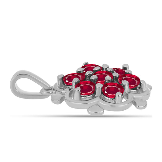 Pandantiv din Argint 925 ( 1.93 grame ) cu Rubin Malagasy 1.73 Carate