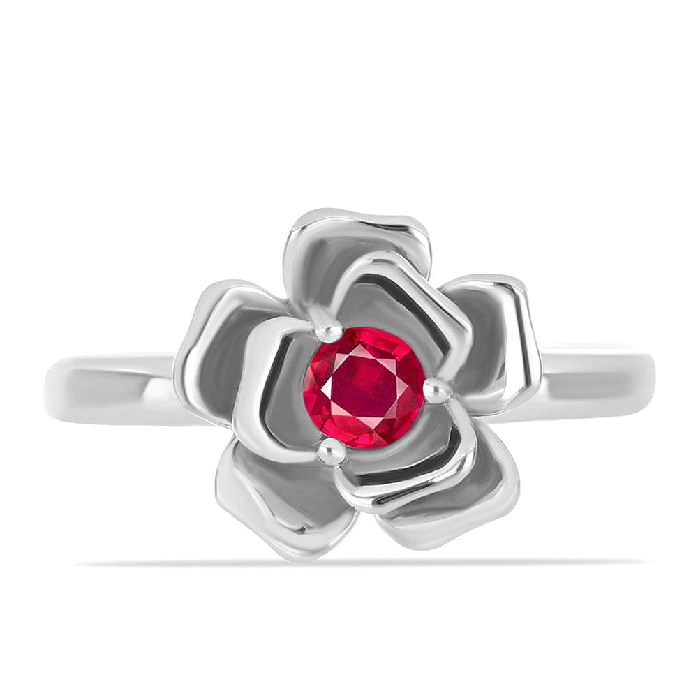 Inel din Argint 925 ( 3.51 grame ) cu Rubin Malagasy 0.39 Carate