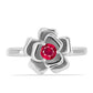 Inel din Argint 925 ( 3.51 grame ) cu Rubin Malagasy 0.39 Carate