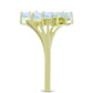 Inel din Argint 925 Placat cu Aur ( 2.48 grame ) cu Piatra Lunii Curcubeu 1.08 Carate