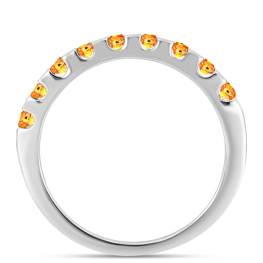 Inel din Argint 925 ( 2.48 grame ) cu Safir Padparadscha 0.36 Carate