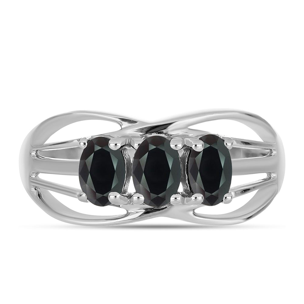 Inel din Argint 925 ( 2.84 grame ) cu Obsidian 0.97 Carate 1 