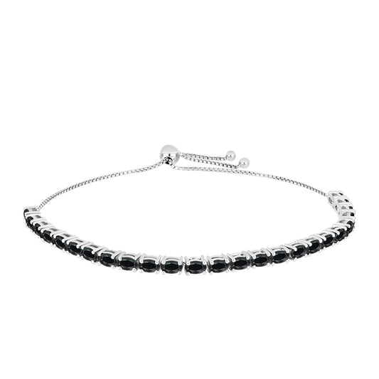 Brățară din Argint 925 ( 7.49 grame ) cu Obsidian 4.07 Carate