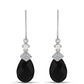 Cercei din Argint 925 ( 2.16 grame ) cu Obsidian și Perlă de Apă Dulce Albă 10.17 Carate