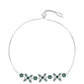 Brățară din Argint 925 ( 6.64 grame ) cu Moissanite verde-albăstrui marin 0.95 Carate