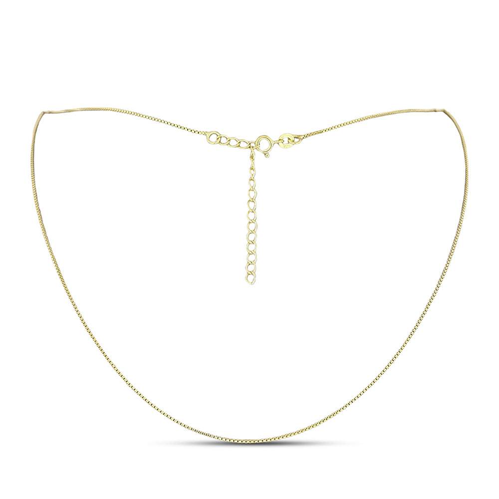 Lanț din Argint 925 Placat cu Aur ( 2.56 grame )