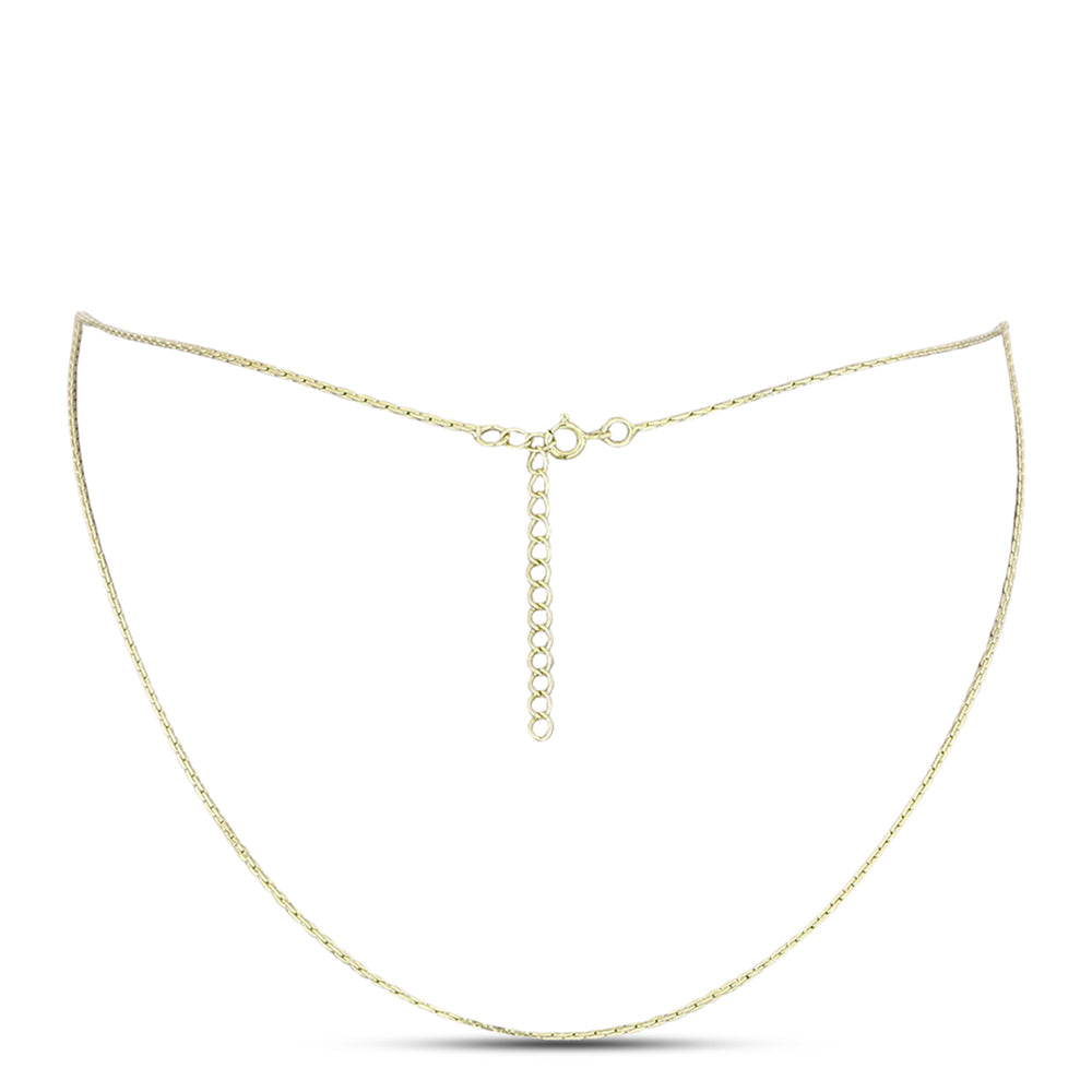 Lanț din Argint 925 Placat cu Aur ( 3.94 grame ) 1 