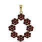 Pandantiv din Argint 925 Placat cu Aur ( 3.15 grame ) cu Granat Barton 2.65 Carate