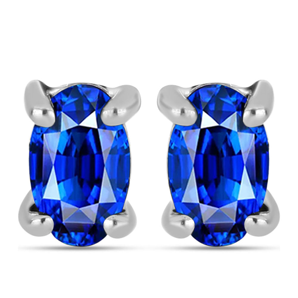 Cruce Set din Argint 925 ( 4.36 grame ) cu Safir Albastru Australian 4.16 Carate ( Cercei+Inel+Pandantiv ) 3 